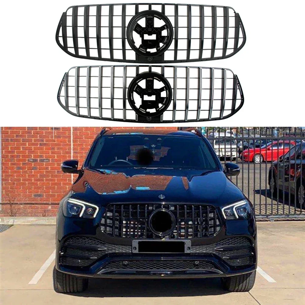 

Front Racing Billet Bumper Grille Upper Cover For Mercedes-Benz W167 GLE-Class 2020 2021 Deluxe