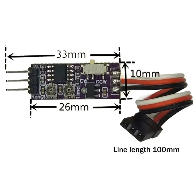 Servo controller multifunzionale Ingresso convertitore modulo di controllo sterzo 5-30V per controllo segnale multifunzione modello RC