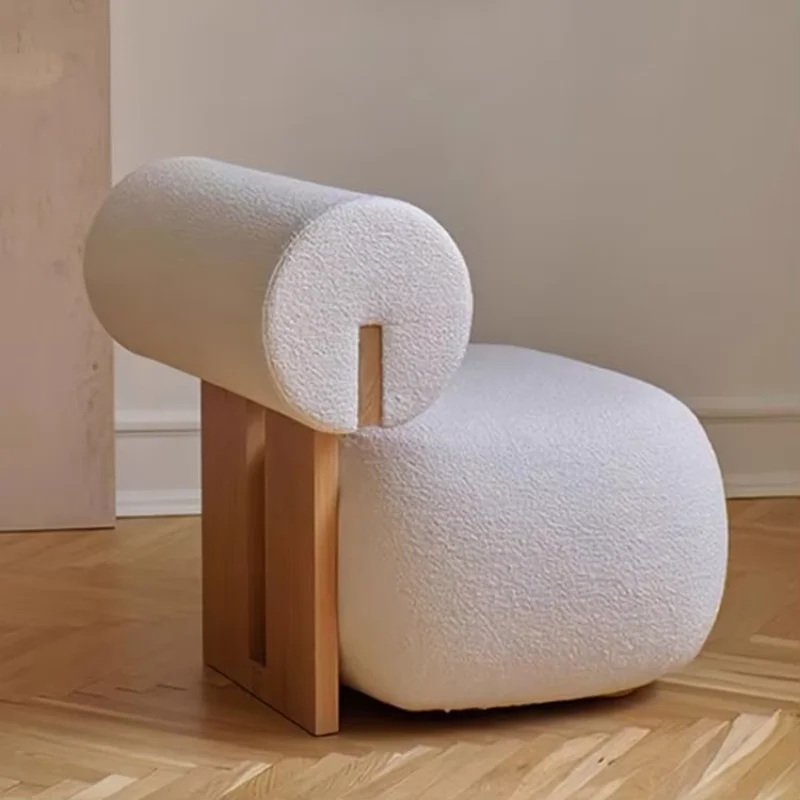 Modern Minimalist Creative Sofa Chair,Living Room Dining Room Leisure Single Sofa Makeup Chair