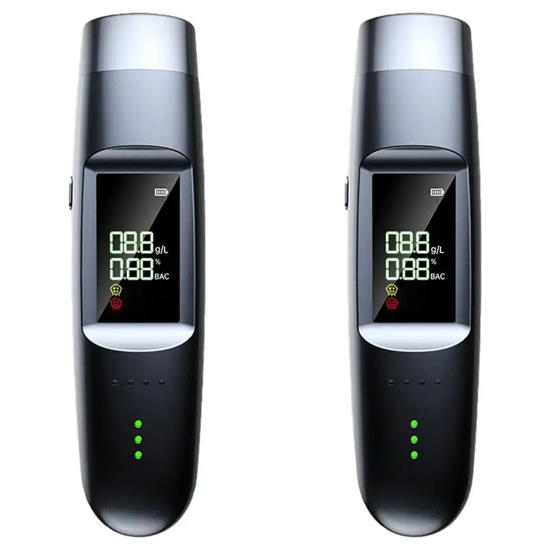 

Alcohol Breathalyzer Tester LED Display Drunk Driving Tester Professional Alcohol Detector Breathalyzer Mini Policee Alco Tester