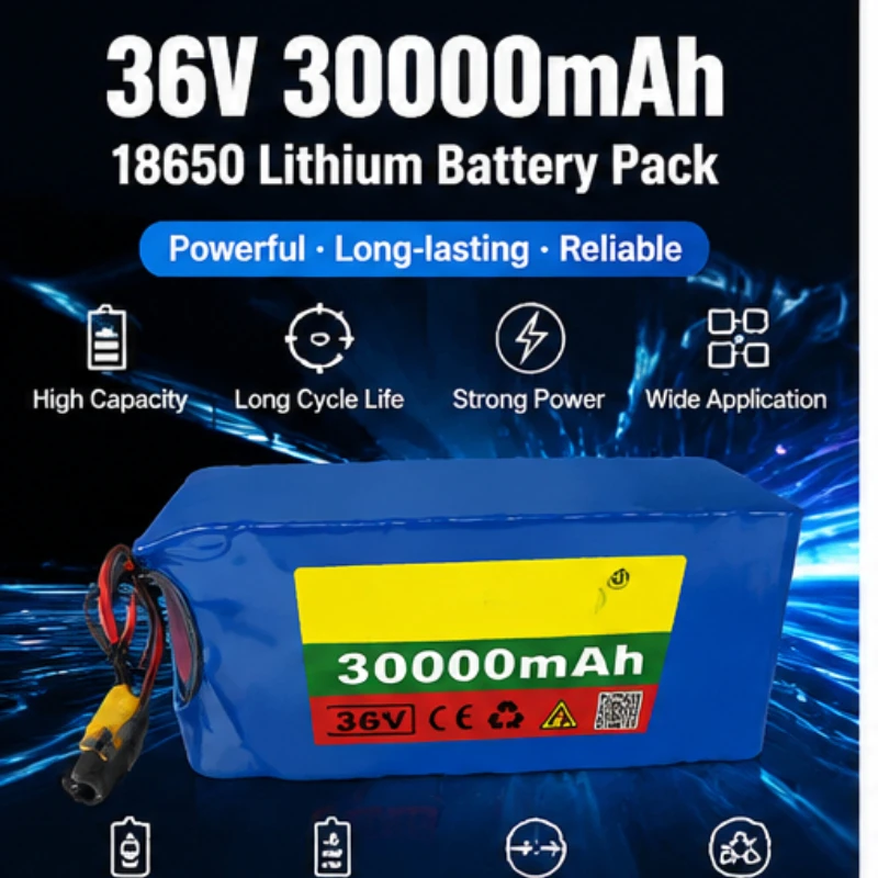 11.1V 18650 Lithium Battery Pack with BMS and Output Wires Rechargeable Li-ion Battery for Medical Device Car Jump Starter