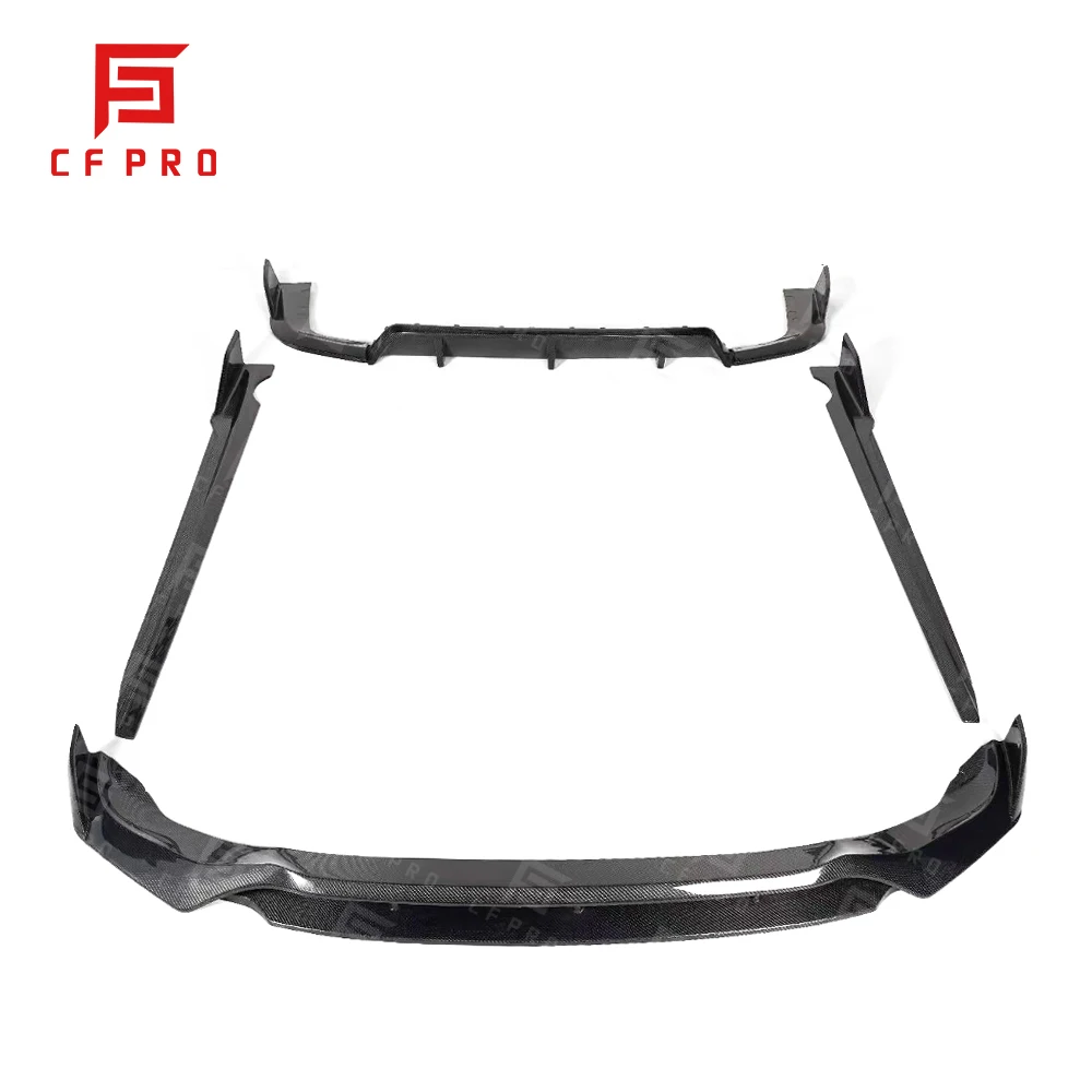 For BMW X5 G05 High Quality Carbon Fiber Body Kit Upgraded M Sport Style Front Rear Bumper Lip Diffuser Side Skirt