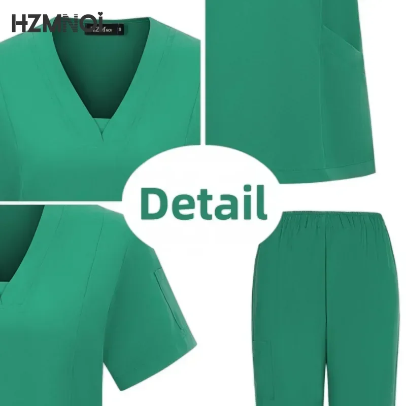 Scrubs Medical Uniforms Woman Multicolour SPA Beauty Uniform Dentist Veterinary Work Clothes Pharmacy Clinic Scrub Set New Suits