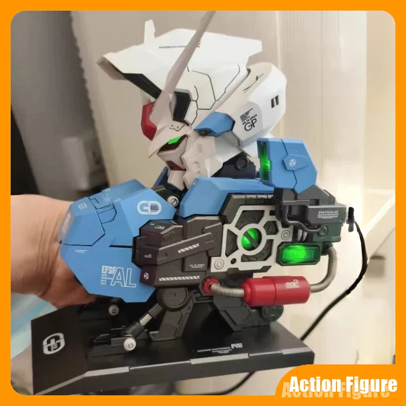 Auf Lager: Yugong Modell 1/38 Bausatz EFSF GP02 Puzzle-Figur Kopf Brust Auto Dekoration Säurefrucht Neu Sammlerstück Geschenkspielzeug