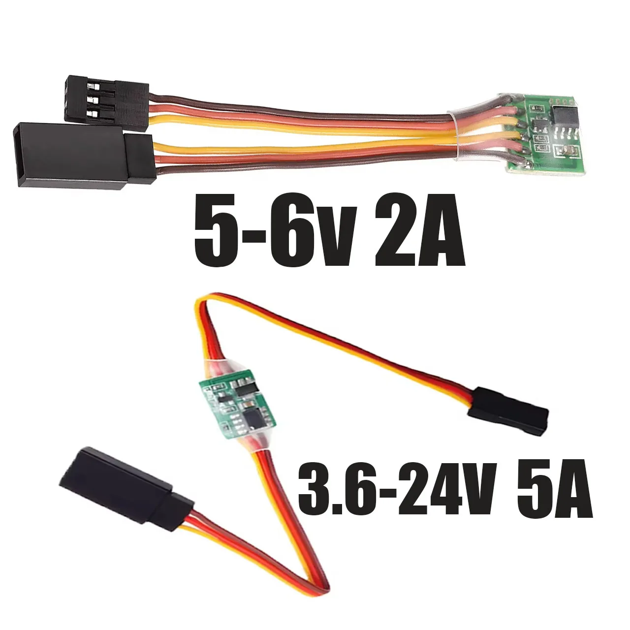 5-6V 2A Servo Signal Reverse Inverter Steering Gear Reverse Lead Wire 4pcs 3.6V-24V 5A For RC Parts