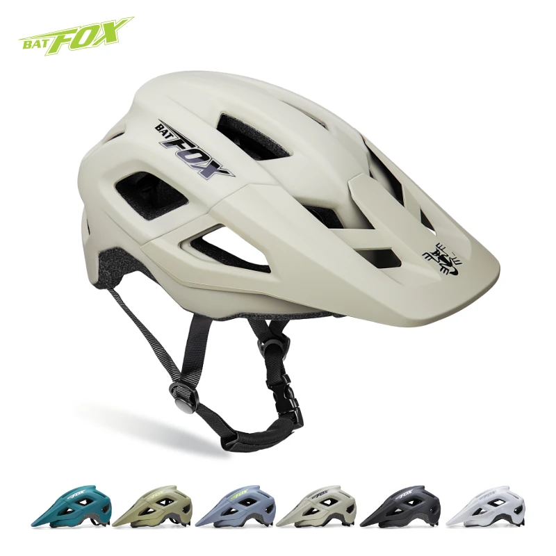 

BATFOX Bike Helmet Men Women Comfort Fit Adjustable Durable Trail Minimal Weight Road MTB Bicycle Helmet Safety Cycling Gear