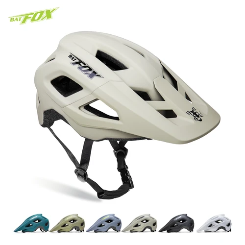 BATFOX-casco de bicicleta para hombre y mujer, ajuste cómodo, ajustable, duradero, peso mínimo, casco de bicicleta de montaña, equipo de seguridad para ciclismo
