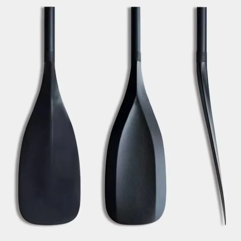 100% Carbon Fiber small Size 83 Square Inches Standard Oar 26mm Shaft Diameter T Handle Sup Racing Paddle