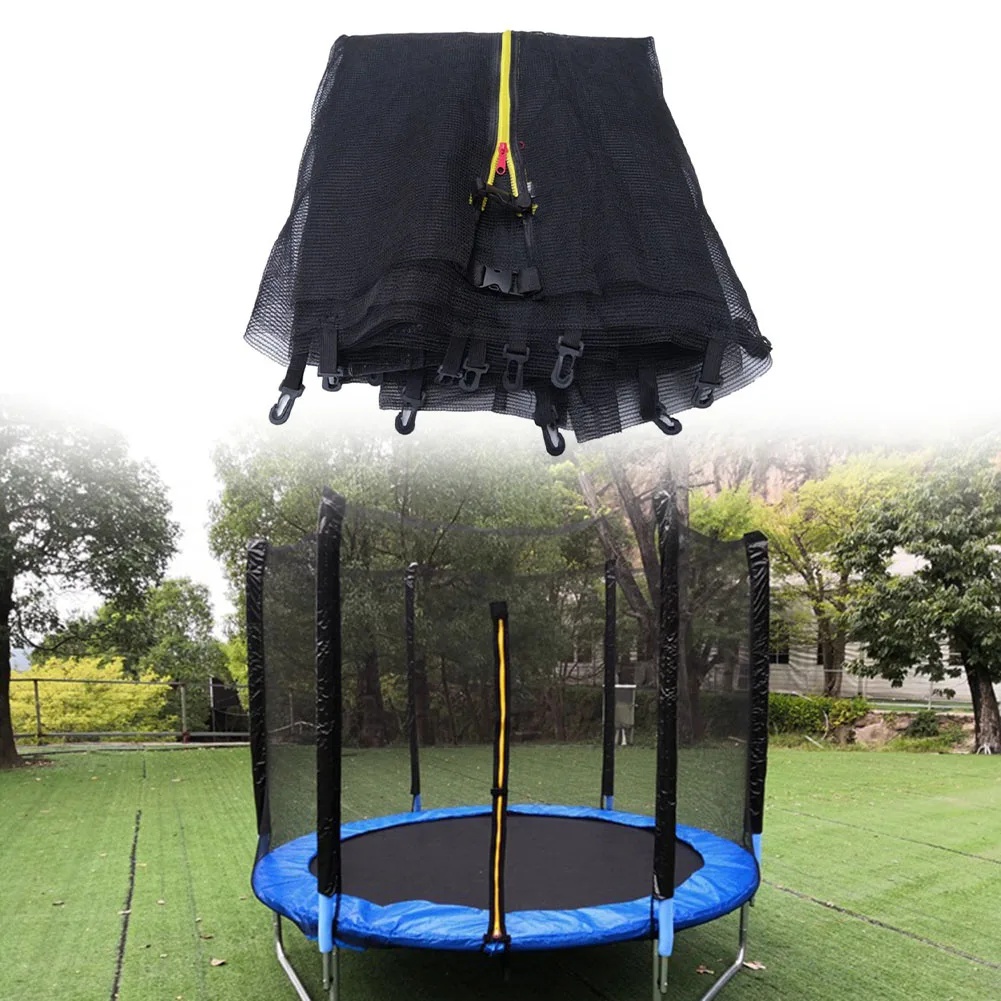 

Jump Bed Protection Net 8 10 12FT Weather-Resistant Nylon Protective Safety Net Bounce Bed Fence Replacement Accessories