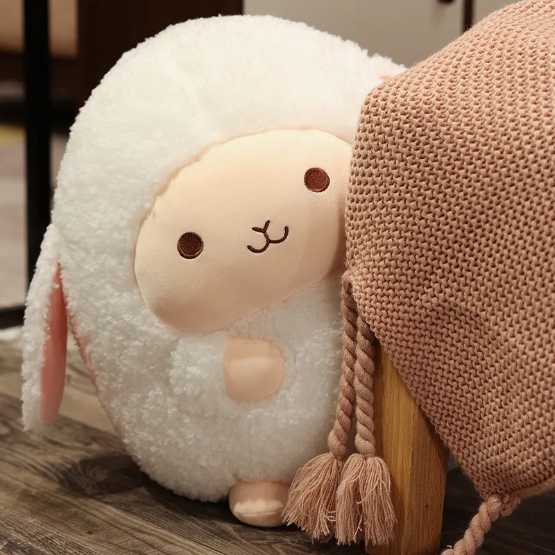 Creative Plush Toy Lovely Fat Sheep Soft Doll New Toy Round Sheep Toy Kids Toy Throw Pillow Birthday Gift w1355