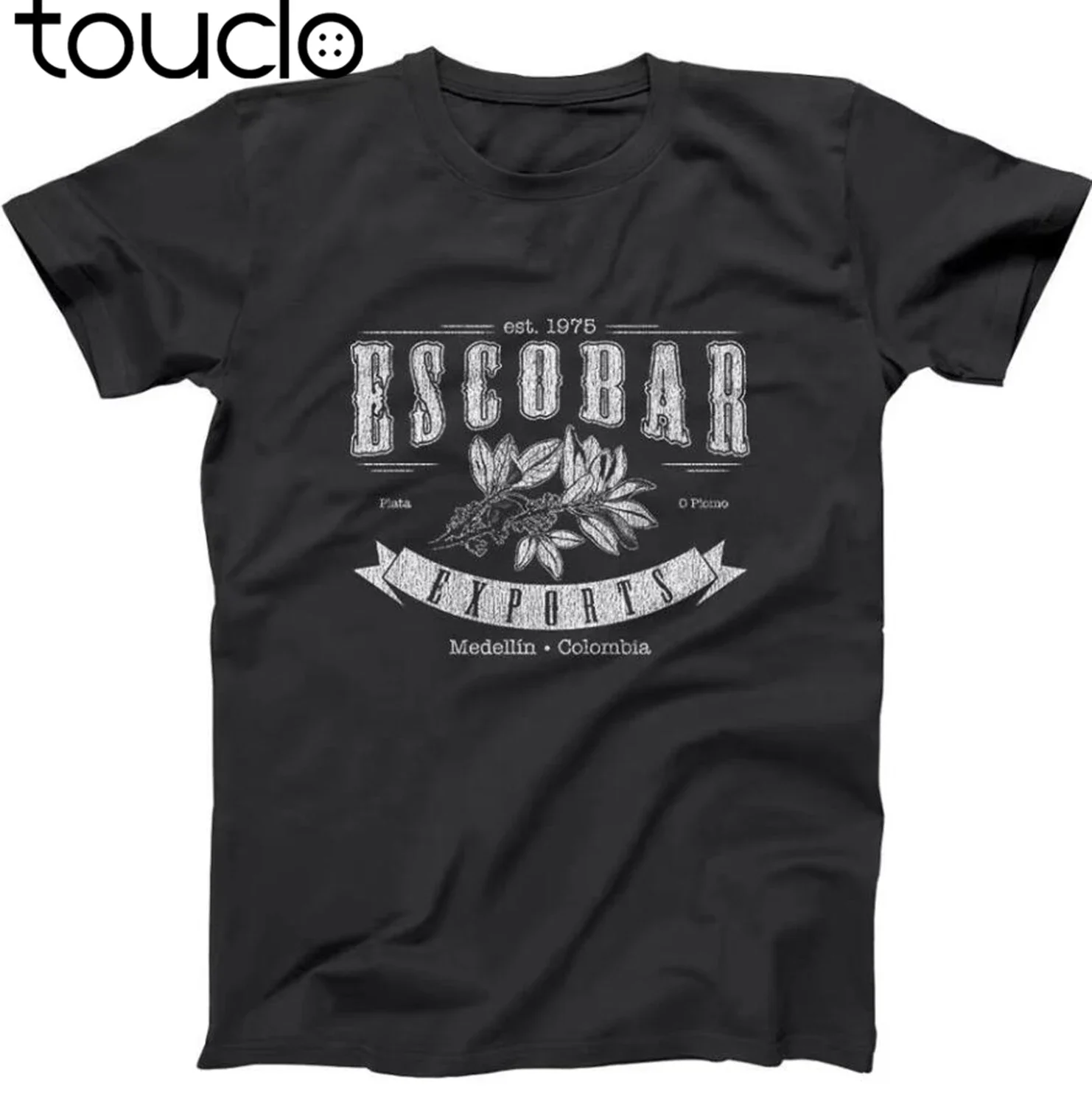 Escobar Exports Pablo Funny Humor Plata O Plomo  Medellin Men'S T-Shirt  New Arrival Casual Men Clothing Nerd T Shirts
