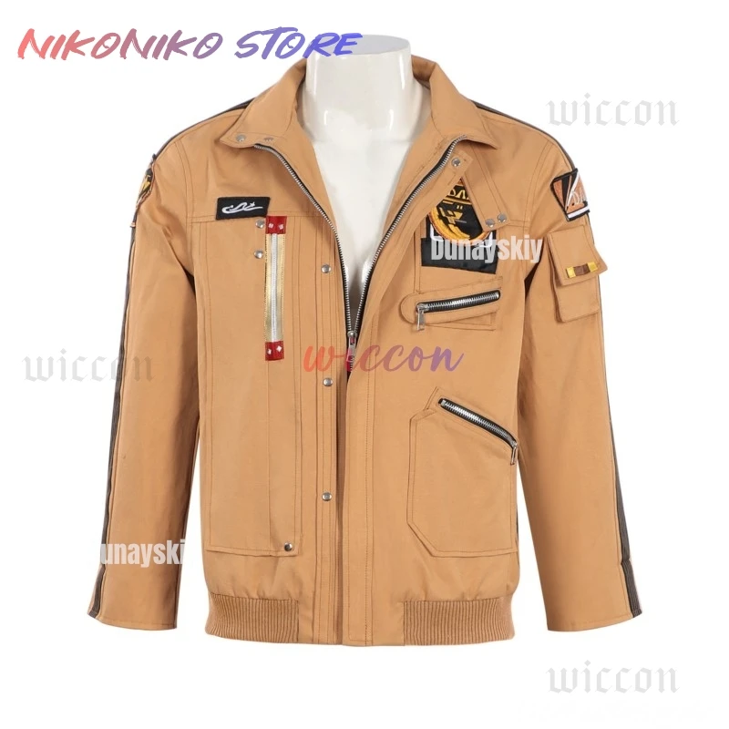 

Love and Deepspace Caleb 코스프레 Costume Wig Brown Flying Jacket Supersonic Uniforms Halloween Party for Women Men Outfit Props
