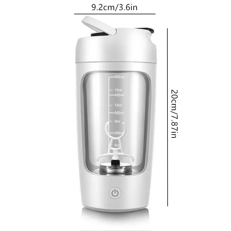 650ml USB Electric Portable Whey Protein Shaker bottle Fully Automatic Stirring Cup Rechargeable Gym BA Free Cocktail Blend