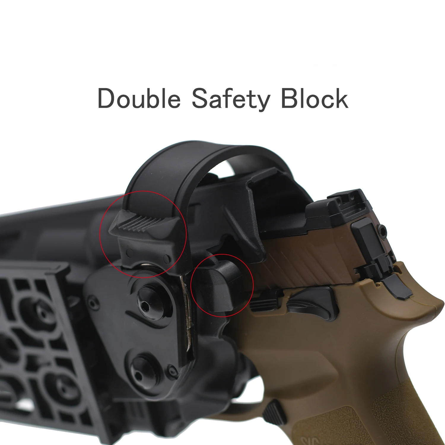 SIG P320 M17 M18 Double Safety Block Pistol Holster 2.25 Inch Belt Leg Wrapping Multy Angle Hand Carrier Pistol Airsoft