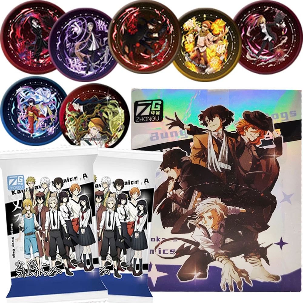 

Battle Anime Bungo Stray Dogs Figure Round Brooches Creative Lapel Pins Clothes Bag Badge Accessories Collection Fans Toys Gifts