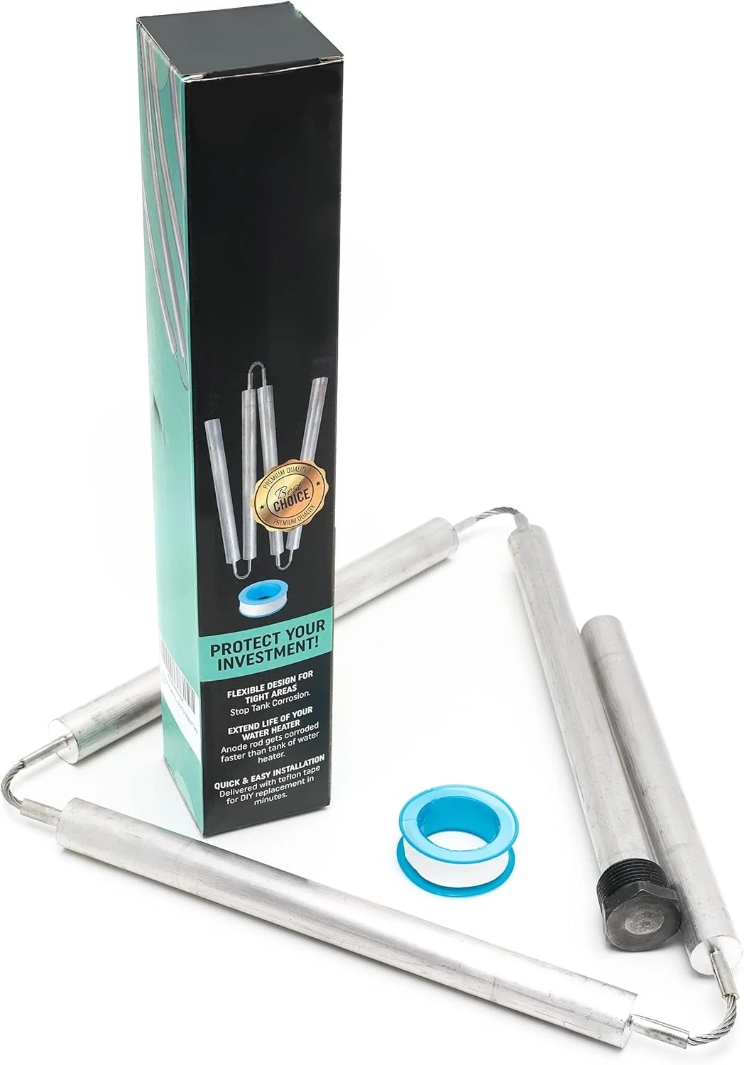 

Анодный стержень водонагревателя — 44-дюймовый магниевый гибкий анодный стержень для водонагревателя — прямые продажи с фабрики