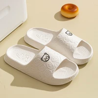 Printting Cute Bear Women Slippers Summer Indoor Soft Cartoon Sandals Bathroom Anti-slip Outdoor Comfy Men Leisure Shoes Couple - Image 5