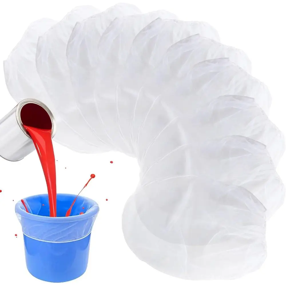 5 Gallon Paint Strainer Bucket with Elastic Top Nylon Mesh Bag for Gardening and Painting