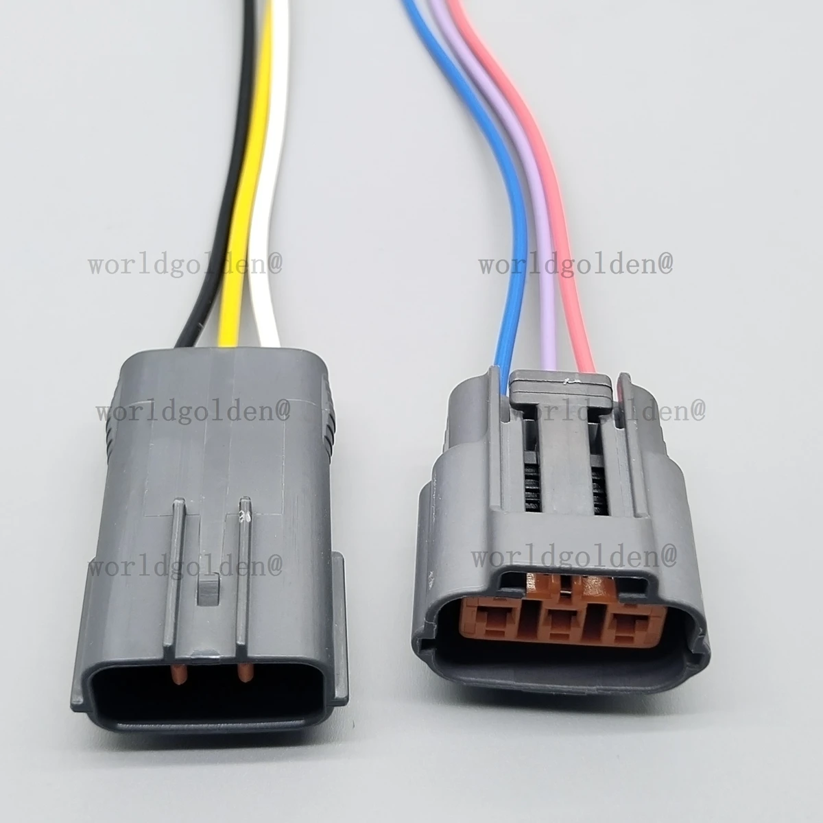 6195-0012 6195-0009 3Pin Auto Connector with Terminals for Engine Harness for Universal Cars, high conductivity terminals