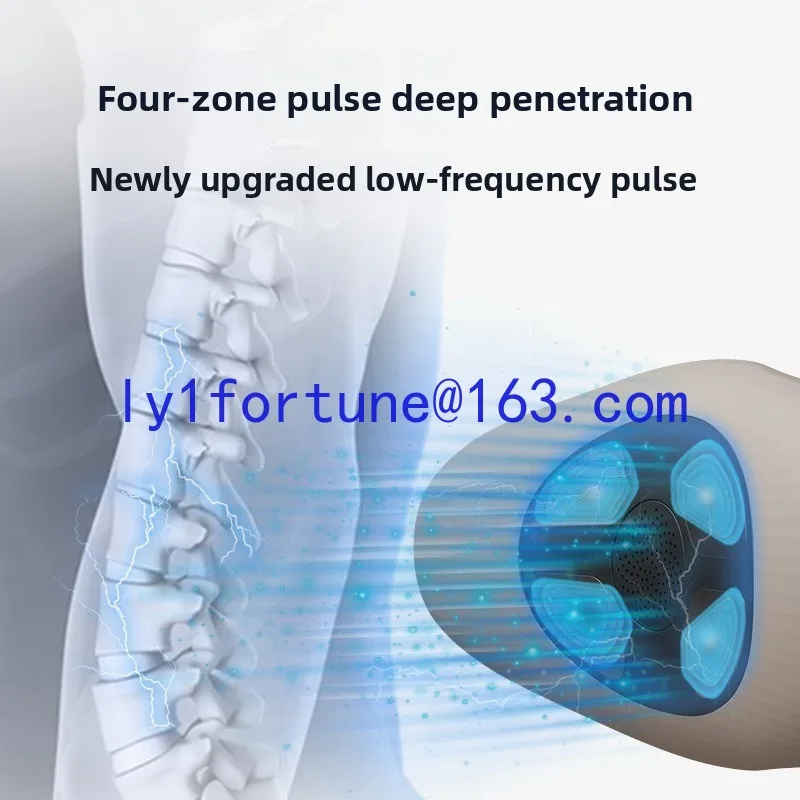 Popular Lumbar Massager Pulse Hot Compress High Frequency Vibration Soothing Waist Intelligent Traction Waist Massager