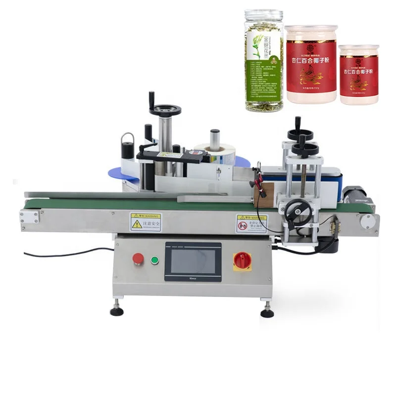 Label Sticking Machine For Round Bottle Manual Labeling Machine Wine Bottle Sticker Label Small Packing Machine
