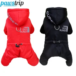 Winter Warm Pet Dog Coat for Small Medium Dogs Thicken Dog Clothes Jumpsuit Chihuahua Yorkie Coat Puppy Clothes