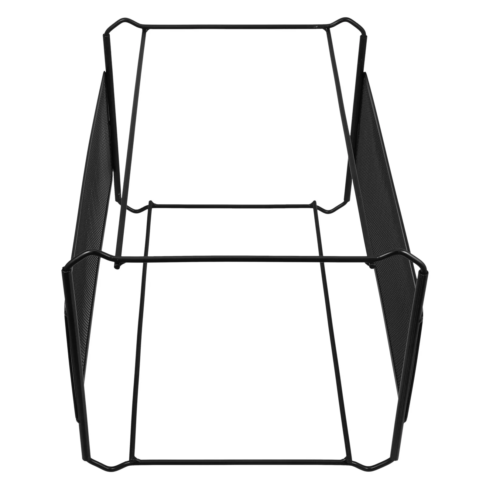 

Iron Mesh File Holder Desktop Book Organizer Storage Rack for Office School Home Use Document Magazine Folder Organizer File