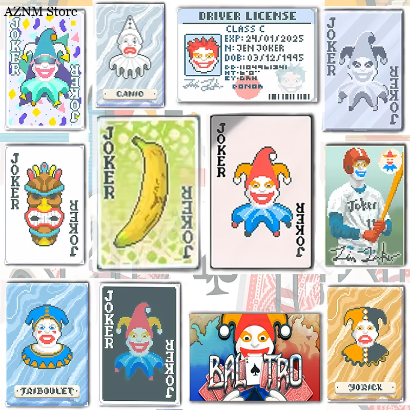 Heißes Spiel Balatro Joker Boy E-Sport Poster Wandkunst für Zuhause, Spielzimmer, Wohnzimmer Leinwanddruck Wandbilder Bilder Geschenk