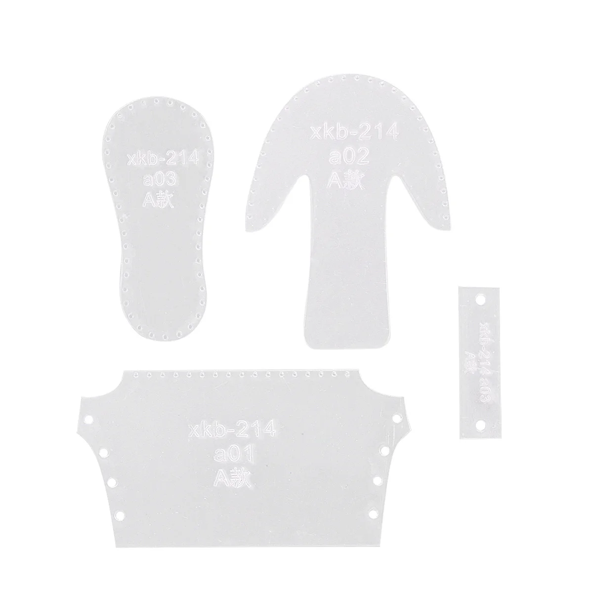 1Set DIY Boots Pendants Template Acrylic Cut Pattern Kit Highest Long Term Design Stress for Creative Projects