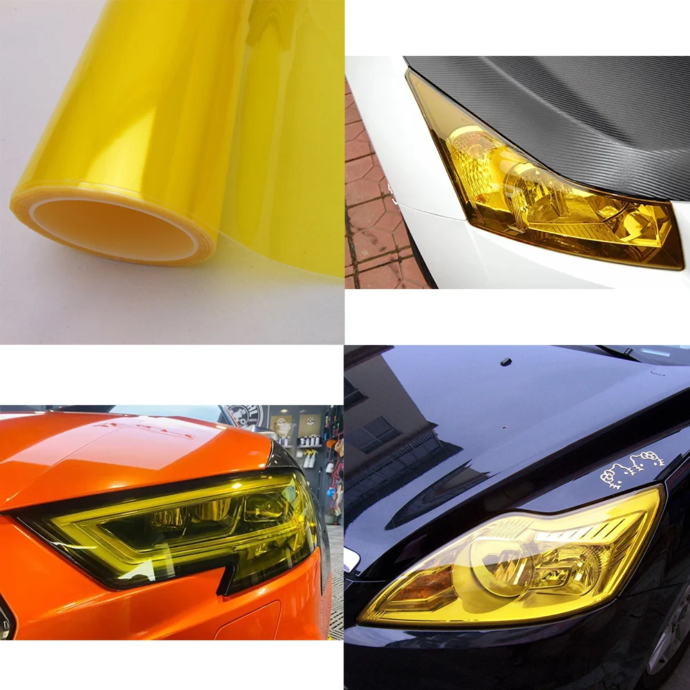 Rauch Matte Schwarz Scheinwerfer Film Rücklicht Tönung Nebel Licht Vinyl Film Hinten Lampe Tönung Film Für Fahrzeug Motorrad Licht