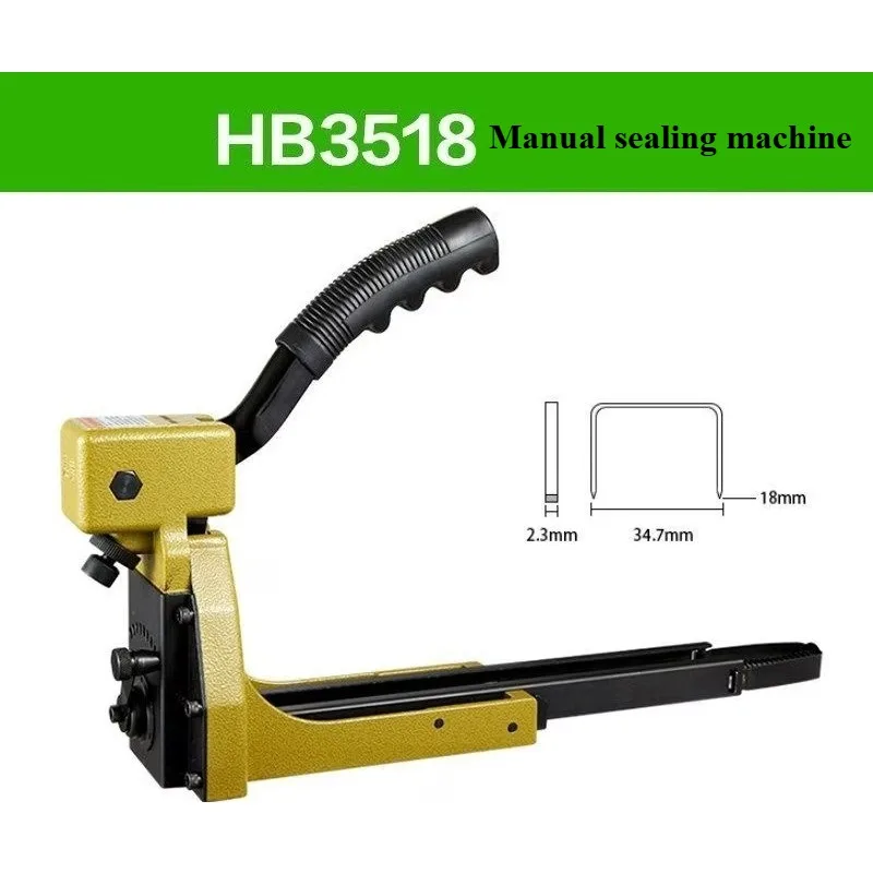 Manual Carton Closing Stapler HB3515 HB3518 Top Carton Stapler for Closing Corrugated