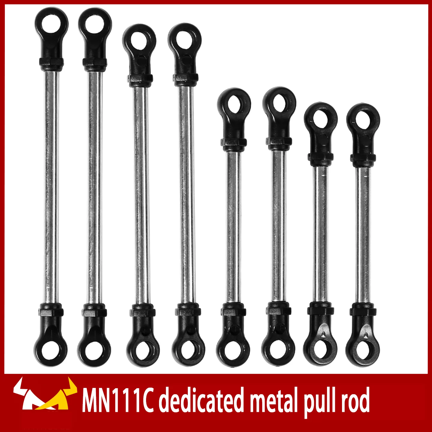 MN111C Remote Control Car Upgrade Parts And Accessories, Compatible With MN111C, Including Pull Rod, Metal Transmission Shaft