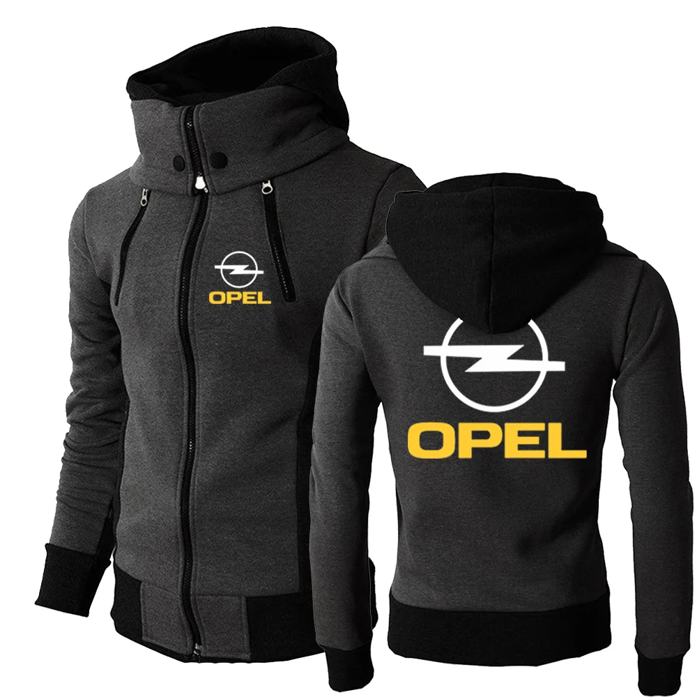 2024 Printing New Men Opel Spring and Autumn High-quality Three-color Hoodie Zipper Causal Comfortable Sports Coats