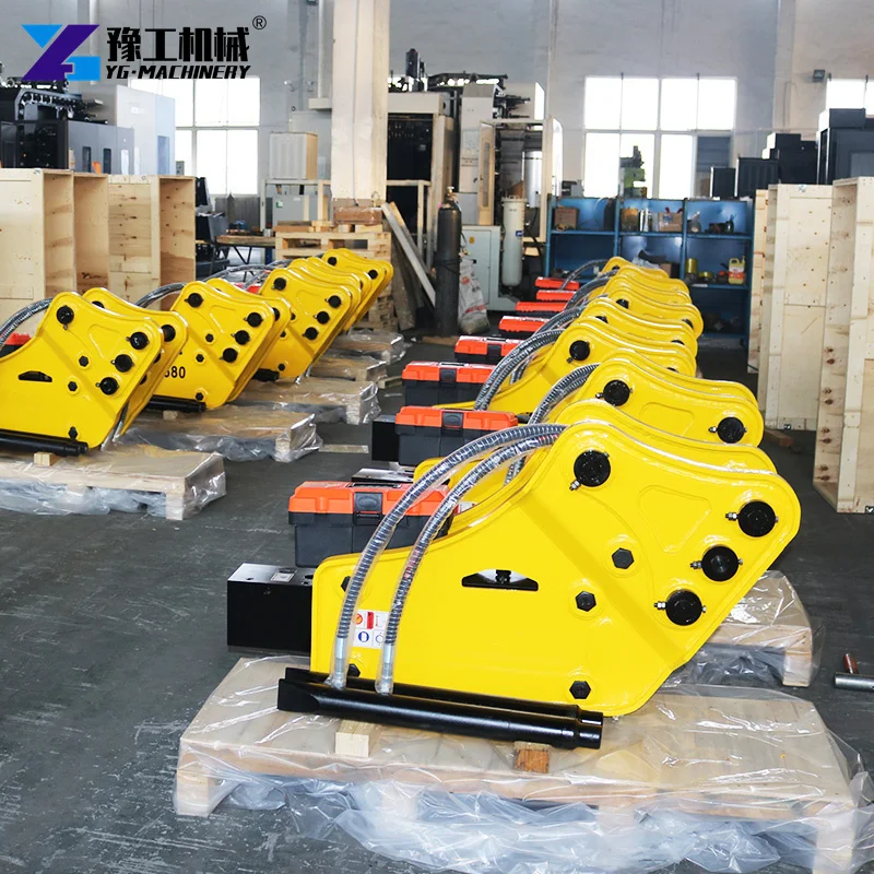 Customized Excavator Attachment Hydraulic Breaker Quick Install for Small Space Operation & Tunnel Construction Rock Breaking