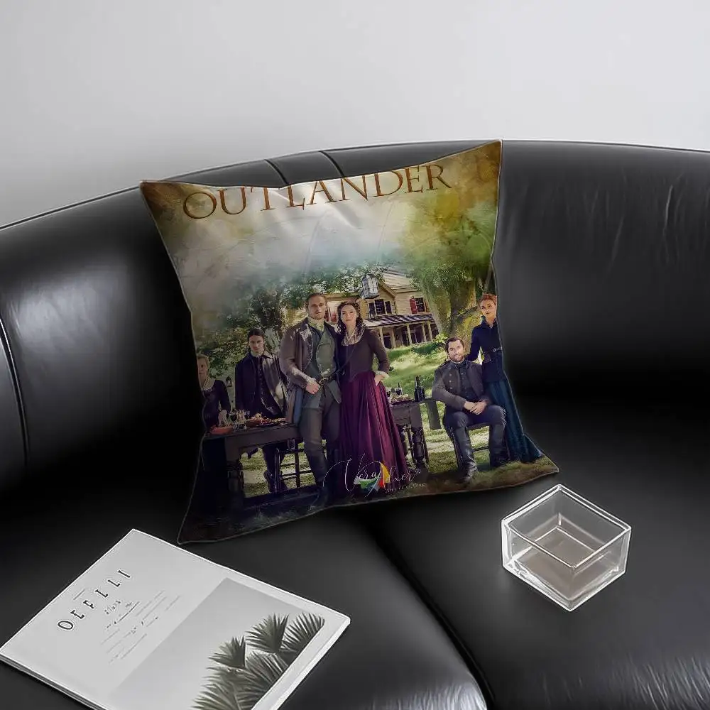 غطاء وسادة O-Outlander من المسلسلات التلفزيونية مضاد للغبار وسحاب غير مرئي لسرير الأريكة