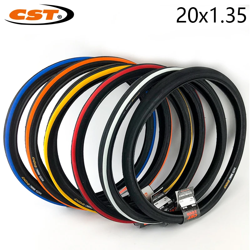 CST 20 inch 20x1.35 Small Wheel Bike Tire C1288 37-406 Ultralight Speedway Tires City Road Cycling Bicycle Cycling Parts