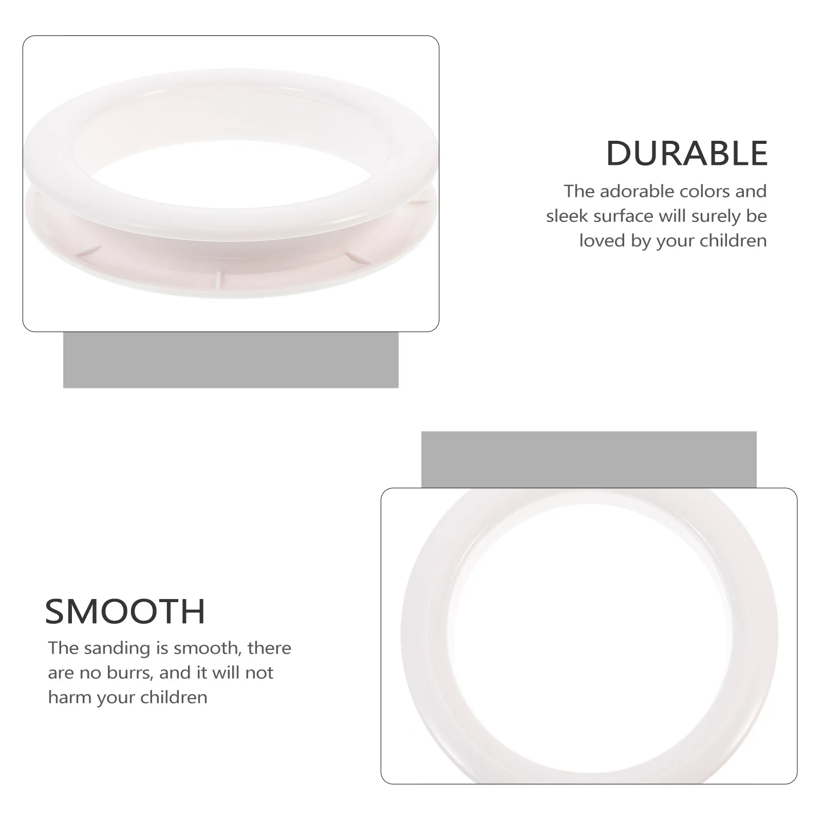 

Plastic Bed Board Decorative Ring Safe ABS Material Smooth Surface Bed Guard Accessories Baby Safety Protector