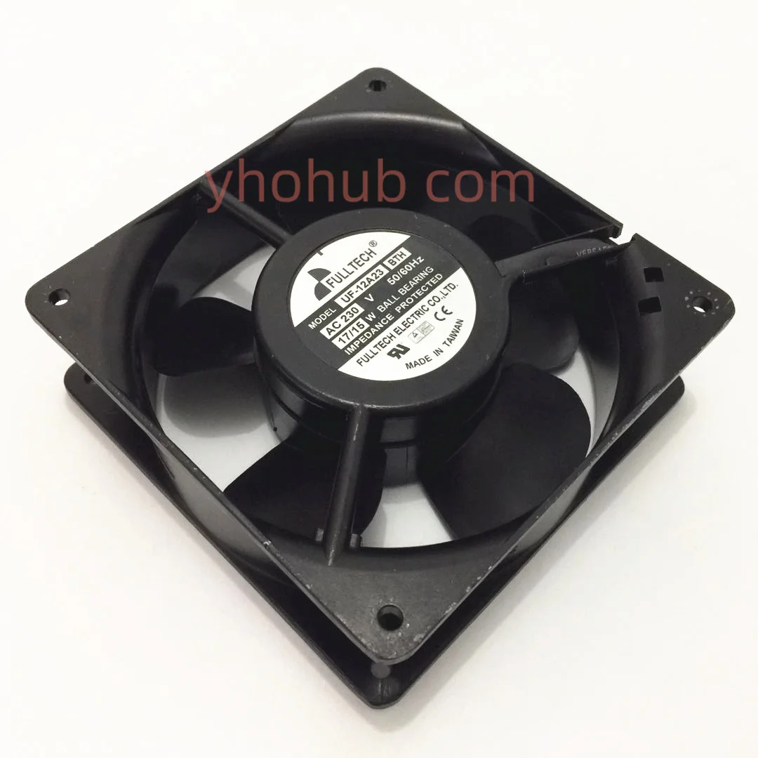 

FULLTECH UF-12A23 AC 230V 60Hz 120x120x38mm Server Cooling Fan