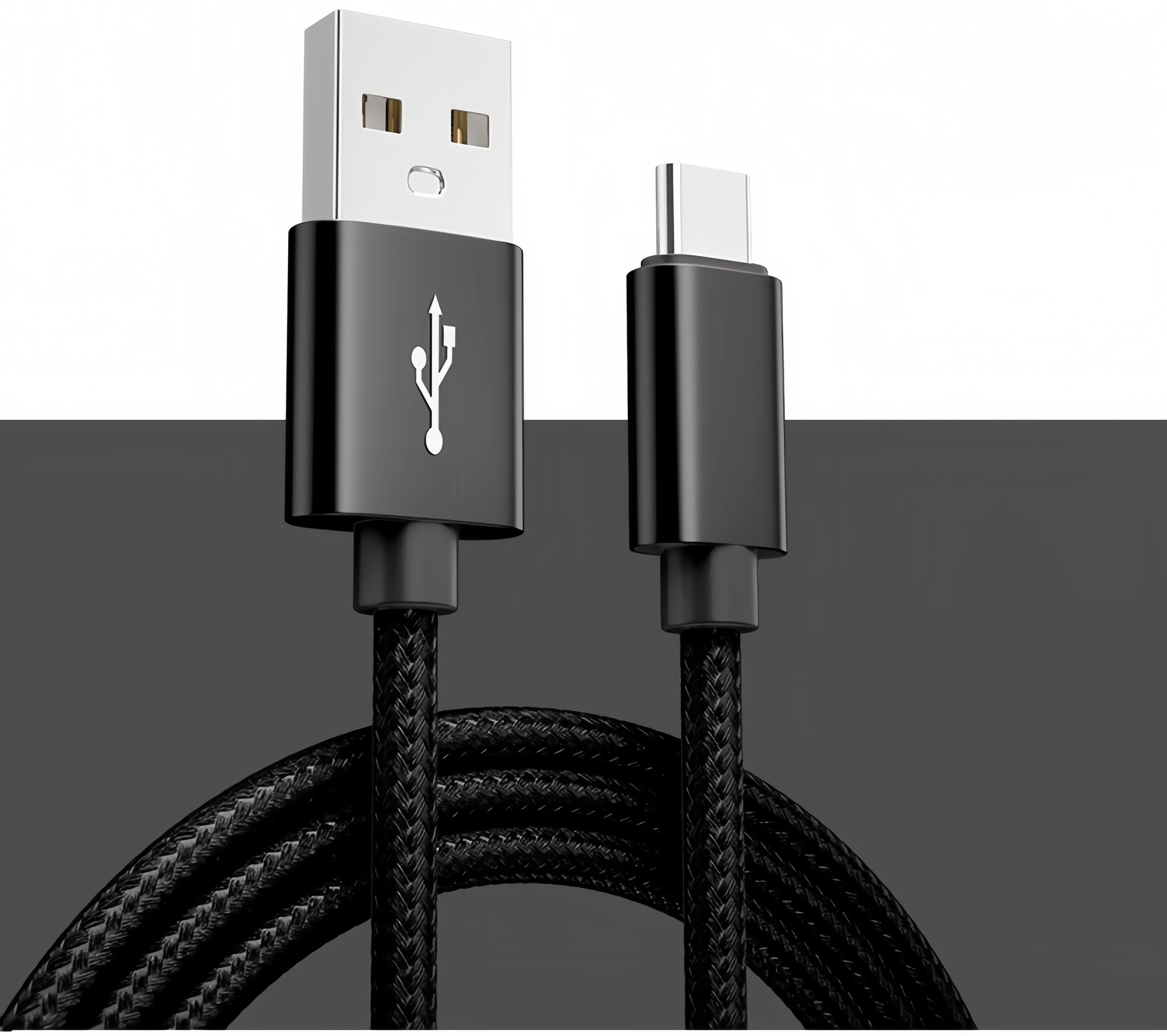 10PCS 3A Fast Charging 3.2 Type-C Data Cable High-Speed 10Gbps Durable Nylon Braid For IOS Mobile Phones Power Micro-USB Earphon