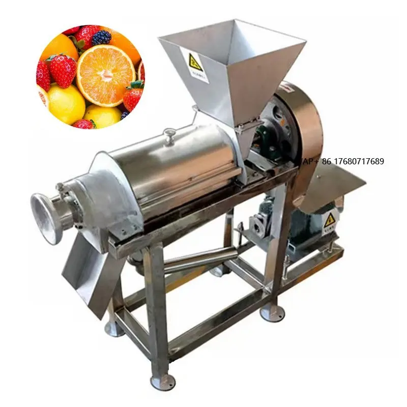 

High Efficiency Industrial Juicer Commercial Fruit Vegetable Extractor Stainless Steel Pulping Machine