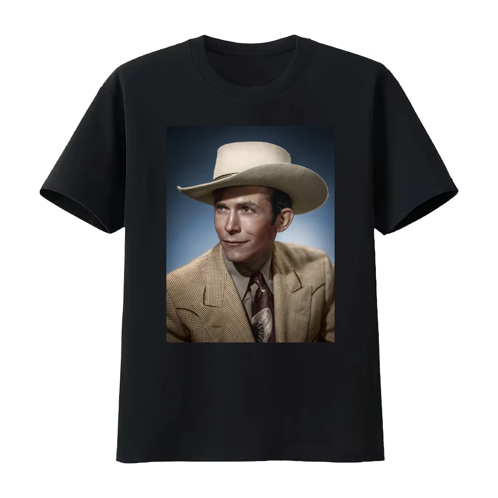 Country Legend Hank Williams T-Shirt Summer Casual Cotton Tee Oversized Streetwear Tops Vintage Graphic Print 100% Cotton