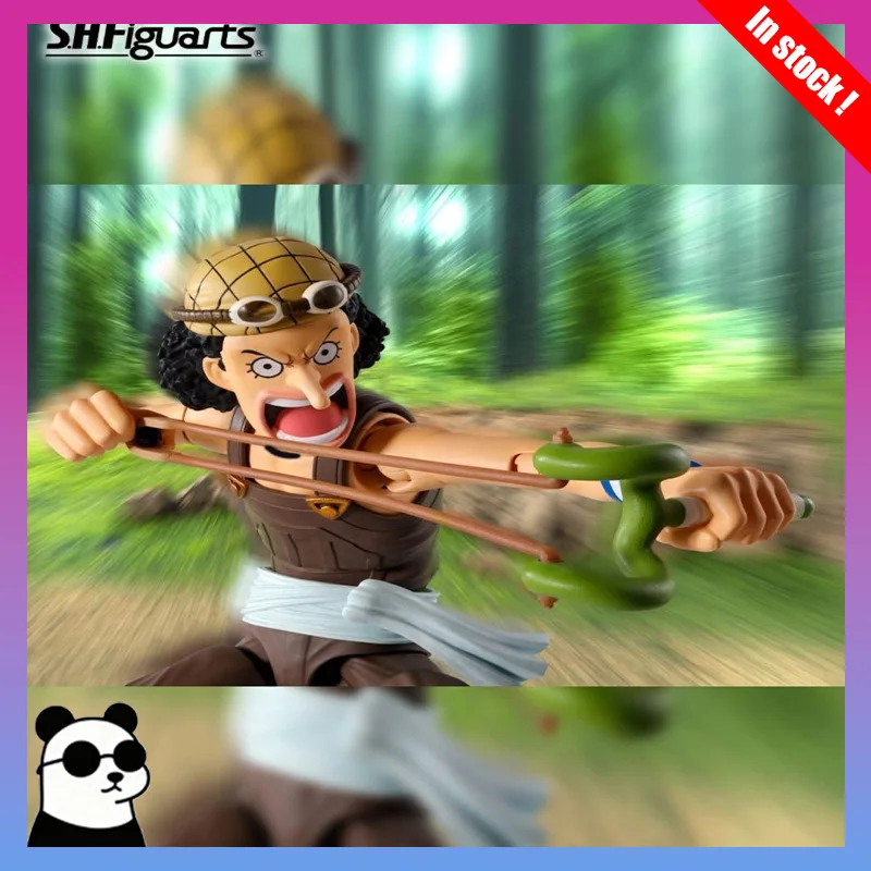 

В наличии: Оригинальный сборный набор Bandai One Piece SHF Usopp Romance Dawn, коллекционная фигурка аниме-персонажа, готовая модель, игрушки для мальчиков, подарки