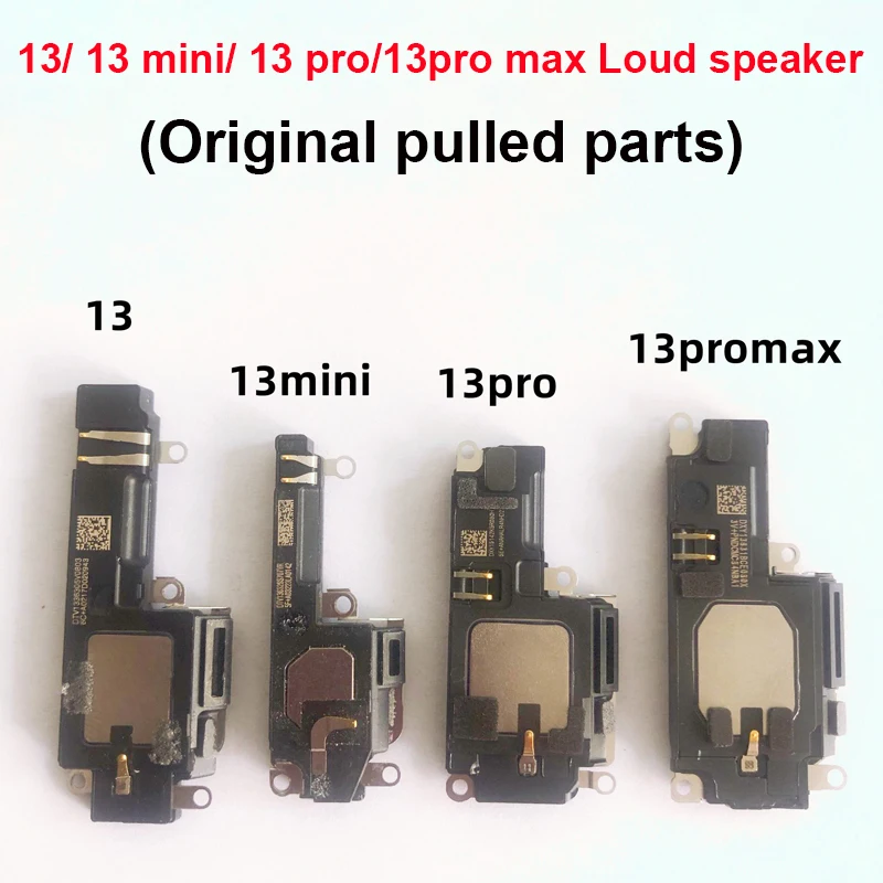 OEM Pulled Loud Speaker Ringer Module for iPhone 13/13 Pro/13 Pro Max/13 Mini - Built-in Internal Audio Buzzer Replacement Parts