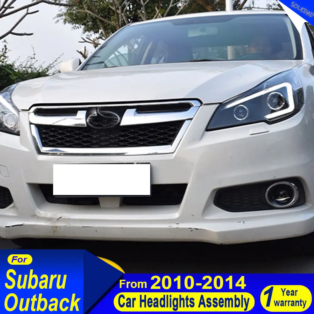 Car Head Lights for Subaru Outback Legacy 2010-2017 new style DRL Car head lamp Assembly Signal Auto Accessories Modified Lamp
