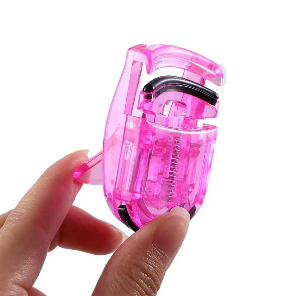 Mini Colorful Accessories Portable Plastic Eyelash Curler Lashes Curling Clip False Eyelashes Eyelash Lash Curler