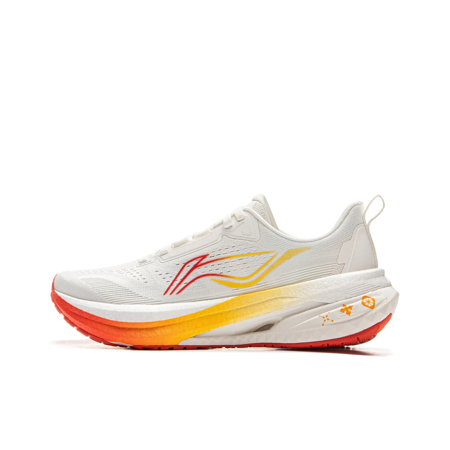 Li Ning 5S 5.0 Fabric Low top Casual Sprint Running Shoes Women's Mist White ARSV022-8