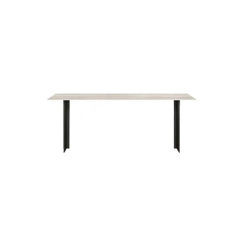 

Deli Feng cave stone rock slab dining table latte dining table simple rectangular minimalist household small apartment