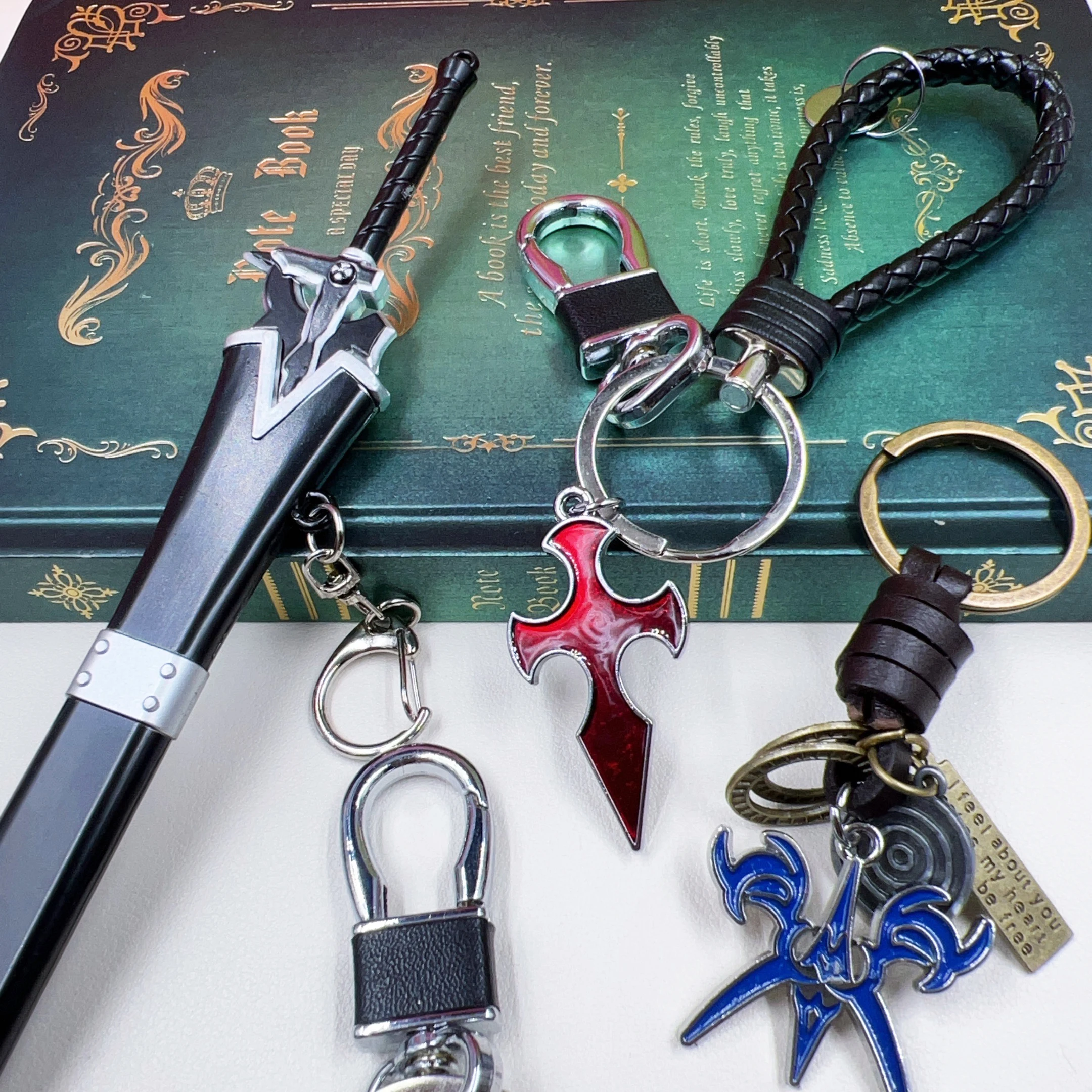 22cm Kirigaya Kazuto Series Sword Model Keychai Sword SAO Art