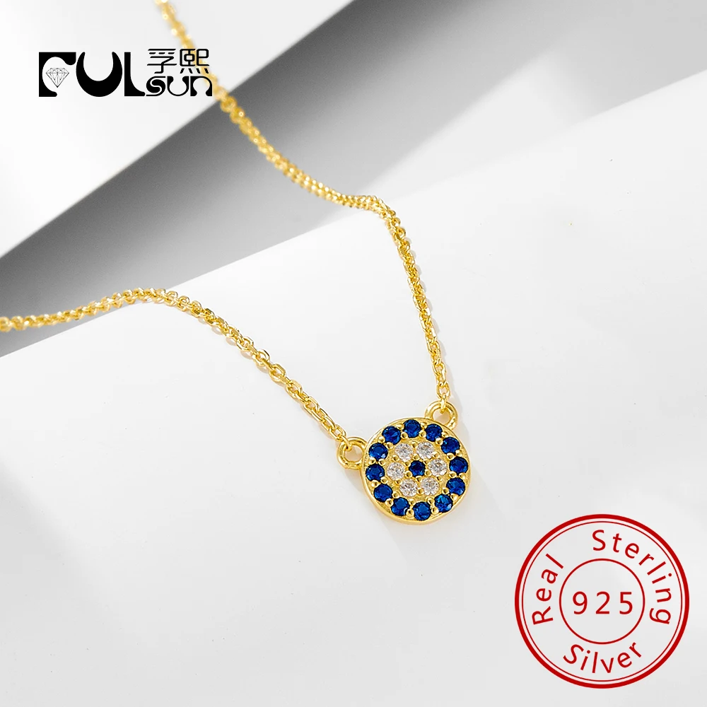 

Стерлингового Серебра 925, нежная монета, турецкое мини-колье-колье с глазами, ожерелье с подвеской из синего глаза для женщин