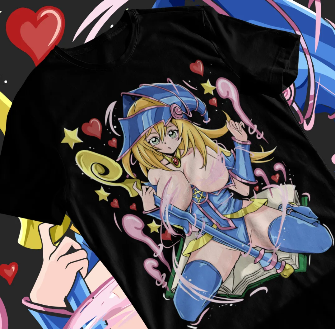 

Maga Oscura T-Shirt Yu-Gi-Oh Kawaii Girl Chica Anime Shirt Soft Tee